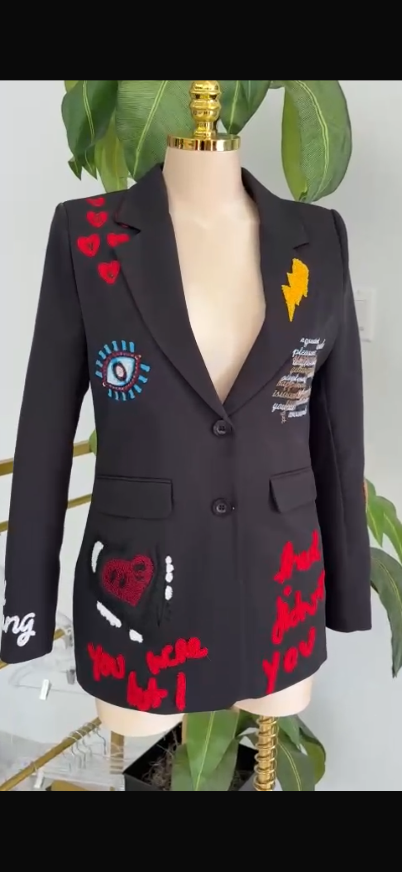 Blazer con diseño