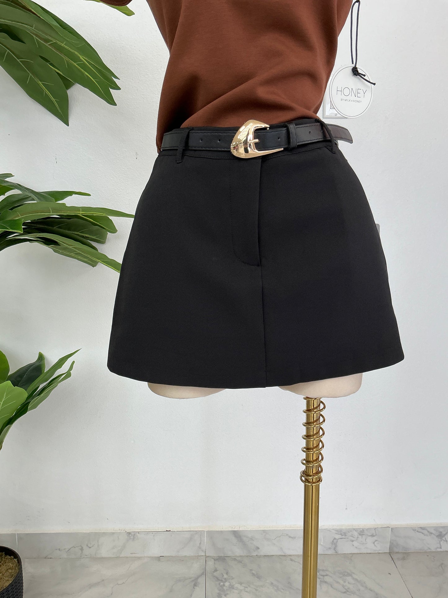 Skort con cinto