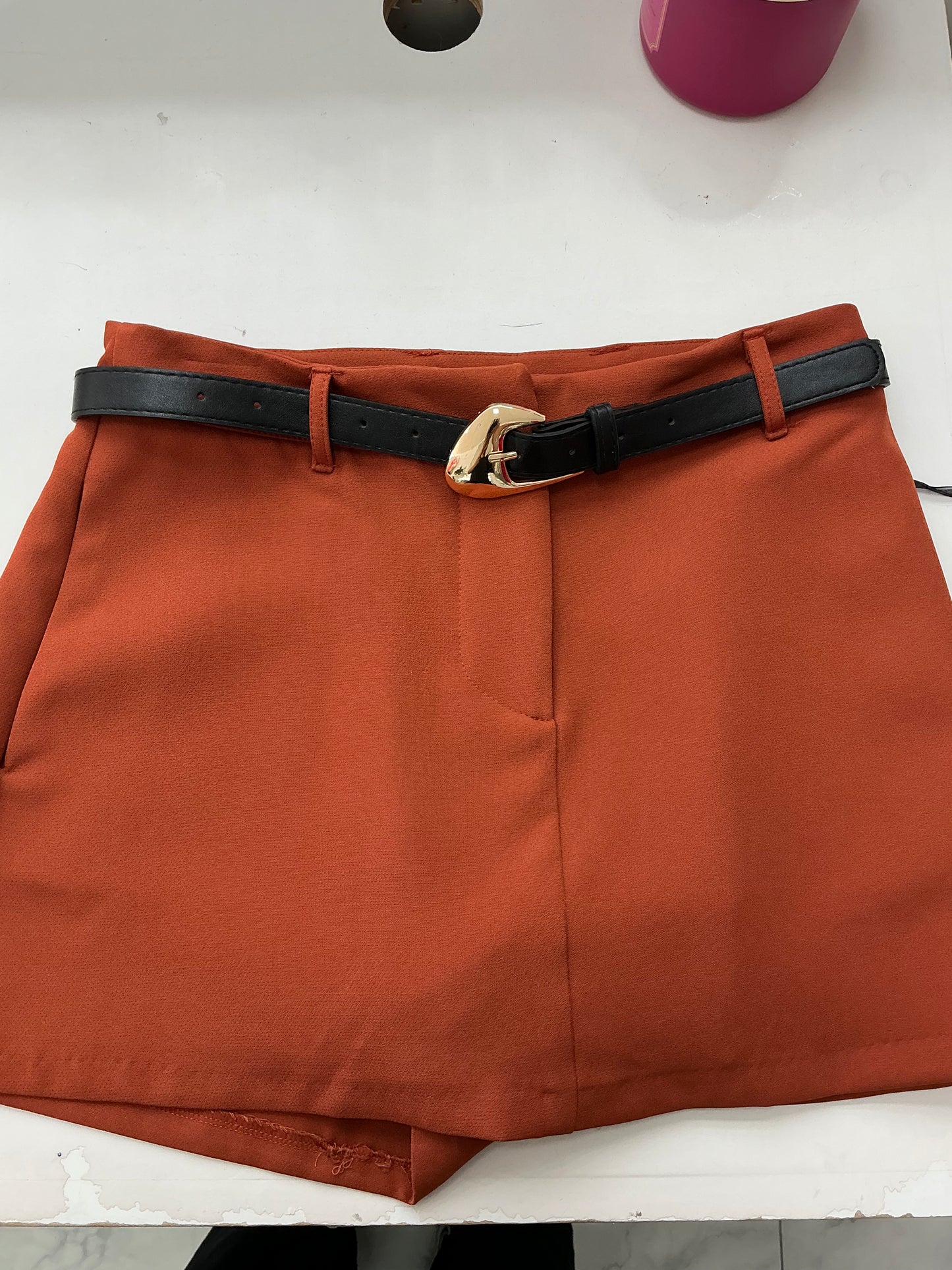 Skort con cinto