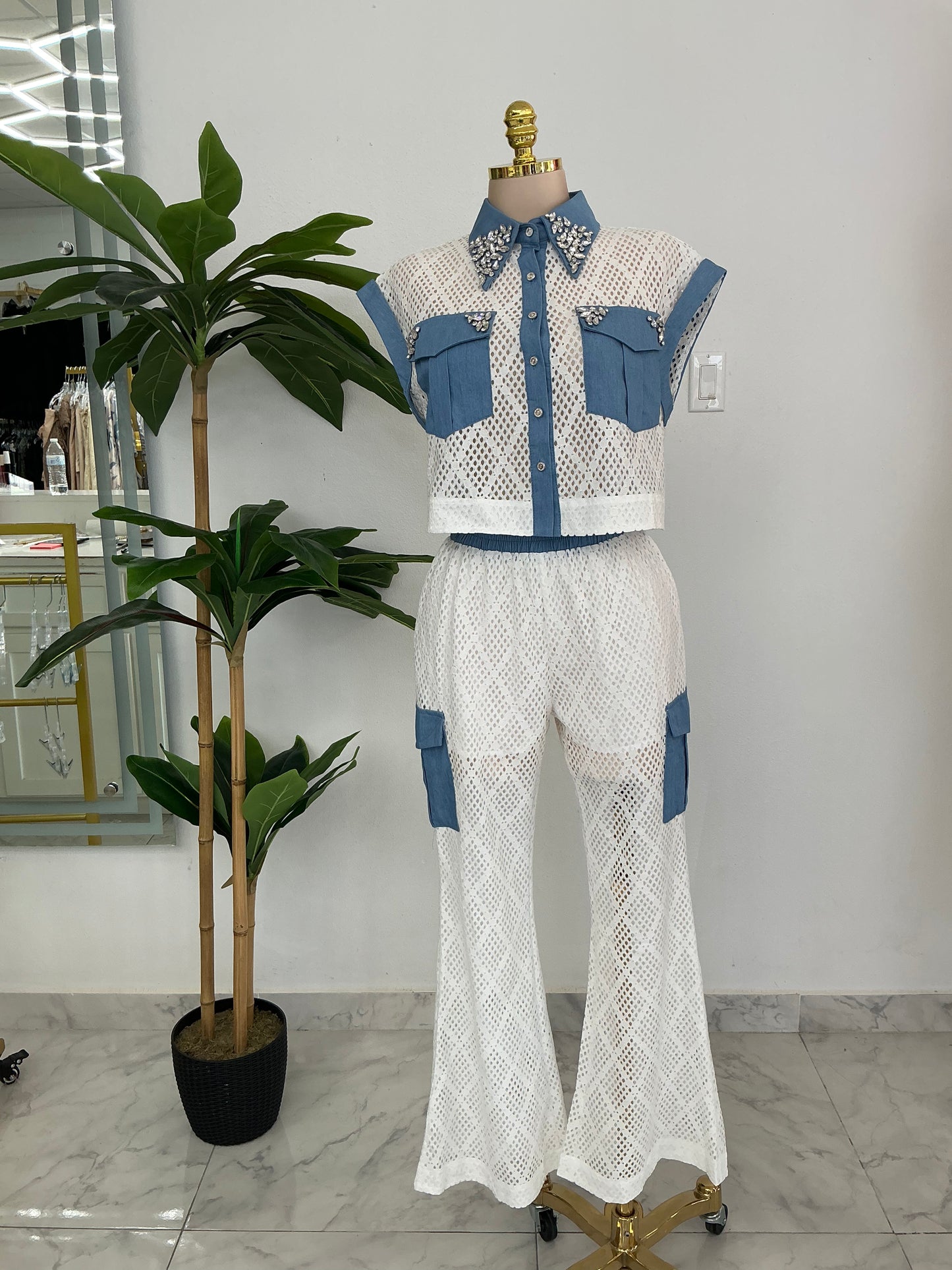 Denim Lace